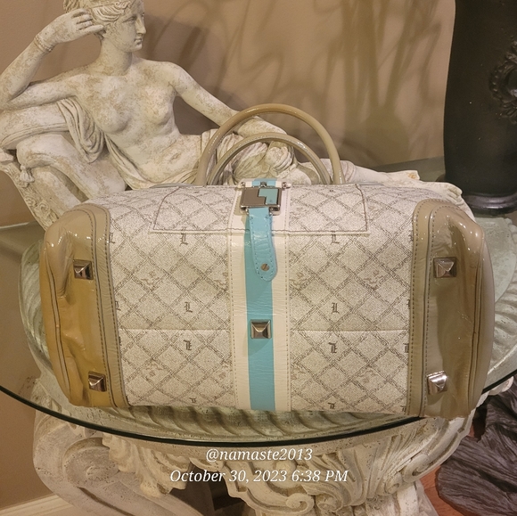 L.A.M.B. by Gwen Stefani Shadow Speedy Satchel Luxury Designer Handbag #610 - Picture 13 of 17